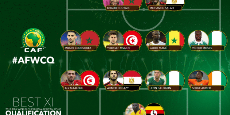 CAF : Deux Tunisiens dans l'&eacute;quipe type des &eacute;liminatoires du Mondial 2018