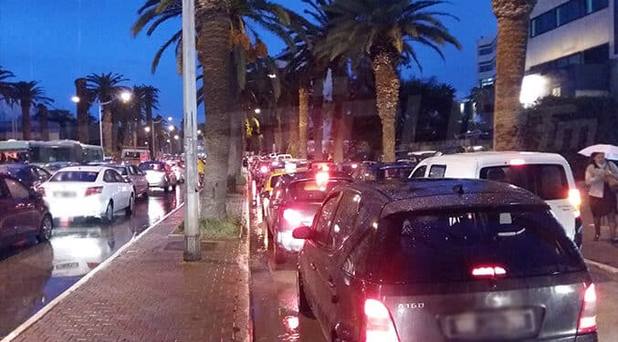 Conditions m&eacute;t&eacute;orologiques : Quelques art&egrave;res de Tunis "paralys&eacute;es"