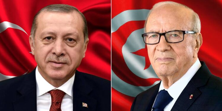 Recep Tayyip Erdogan en visite officielle à Tunis