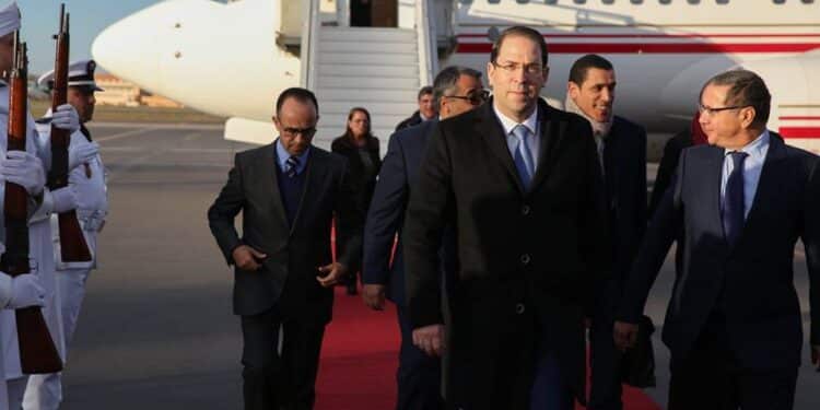 Youssef Chahed en visite officielle au Maroc pour s'entretenir avec Christine Lagarde