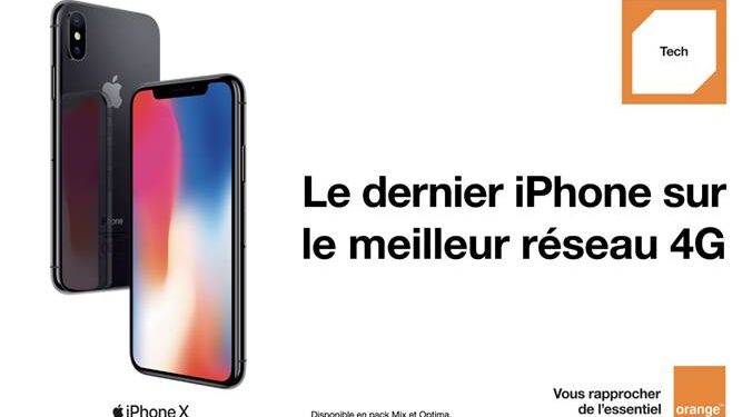 L’iPhone X disponible à partir du 12 janvier chez Orange Tunisie