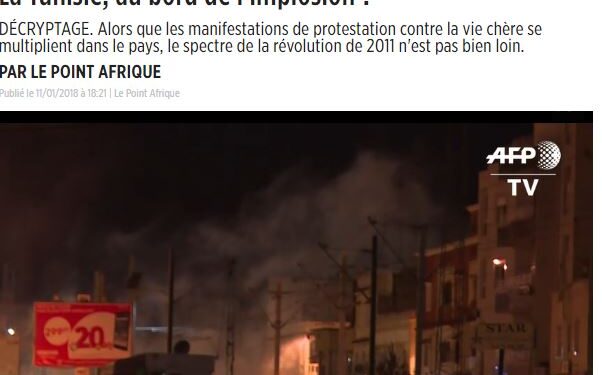 Violence en Tunisie, les médias étrangers se déchaînent encore une fois !