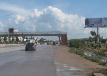 La route nationale n&deg;9 ferm&eacute;e temporairement dans les deux sens