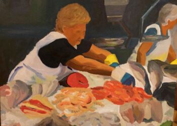 L'artiste américaine Lori Lander sur les marchés tunisiens