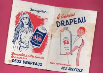 Couscous, drapeaux et publicité