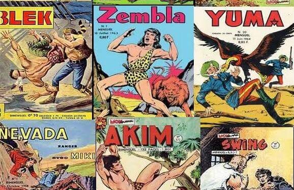Au souvenir des illustrés: Swing, Ombrax, Zembla, Blek et Miki...
