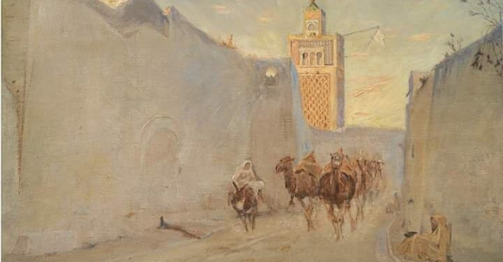 En 1882, Theodor Philipsen, un artiste danois en Tunisie