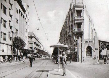 A Tunis, entre rue de Rome et Passage, la gare du Nord...