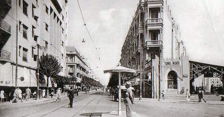 A Tunis, entre rue de Rome et Passage, la gare du Nord...