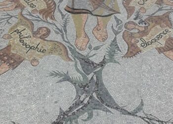 A Tunis, où se trouve cette mosaïque de Luc Simon ?