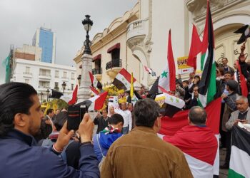 Tunis : Rassemblement de soutien &agrave; la Syrie