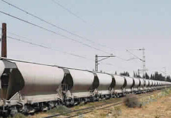 Collision entre un train transportant du phosphate et un poids-lourd