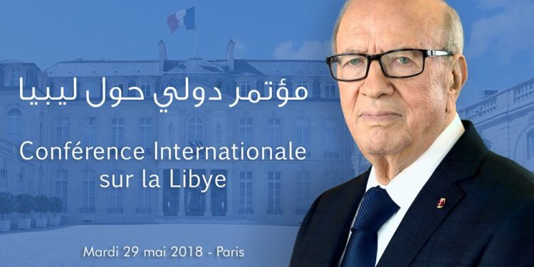 B&eacute;ji Ca&iuml;d Essebsi &agrave; Paris pour la Conf&eacute;rence internationale sur la Libye