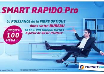 Topnet lance le Smart Rapido Pro, le très haut débit jusqu’à 100 Méga