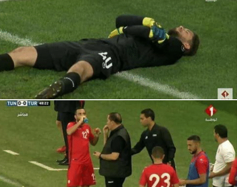 Insolite : Le gardien tunisien simule une blessure pour rompre le jeûne !