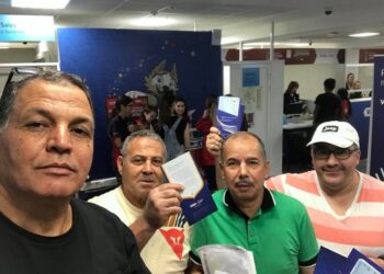 Quatre Tunisiens parcourent 4500 km pour soutenir l'Equipe nationale en Russie
