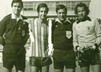 Arbitres du temps jadis : B&eacute;chir Rahal, Victor Habib, Justin Hassid, Ali Meddeb