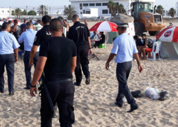 Six personnes arr&ecirc;t&eacute;es en marge des affrontements sur la plage de la Goulette