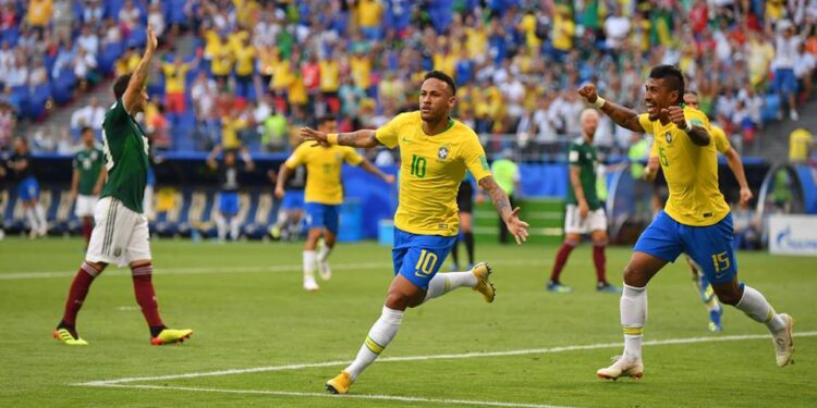 CM 2018 : Le Br&eacute;sil qualifi&eacute; pour les quarts apr&egrave;s sa victoire sur le Mexique