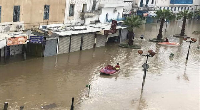Inondations à Bizerte : Le pont mobile fermé à la circulation