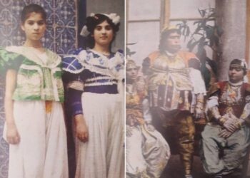 "Belles de Tunis" - Deux photos rares de juives tunisiennes en 1889 et 1910