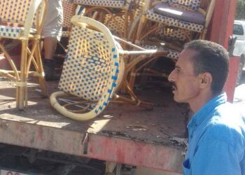 Campagne contre l&rsquo;exploitation anarchique du trottoir &agrave; Sidi Bou Sa&iuml;d