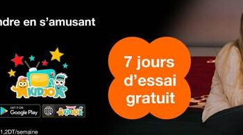 Orange lance en exclusivité la première télé intelligente pour enfants, Kidjo TV !