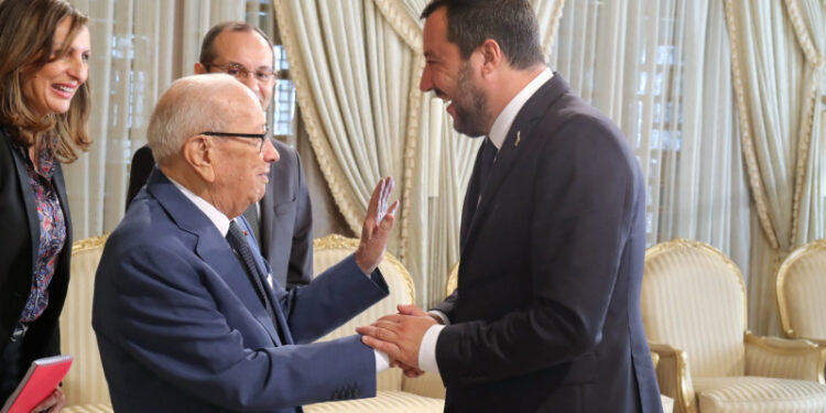 Matteo Salvini : "Essebsi, un v&eacute;ritable h&eacute;ros &agrave; 92 ans"