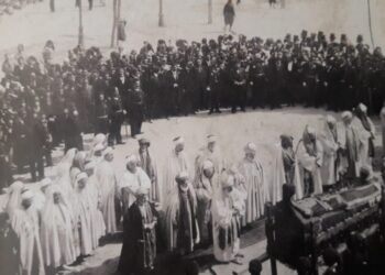 Une photo rare : Funérailles princières en 1906