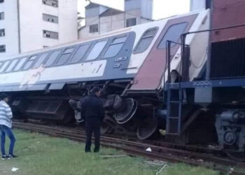 Bir Kassa&acirc; : Un train reliant Tunis &agrave; Kal&acirc;at Khasba d&eacute;raille
