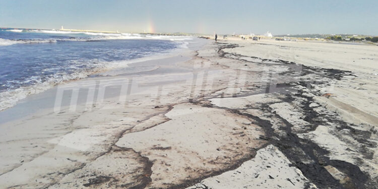 Bizerte : 7 tonnes de p&eacute;trole ont fuit&eacute; dans la mer de Zarzouna