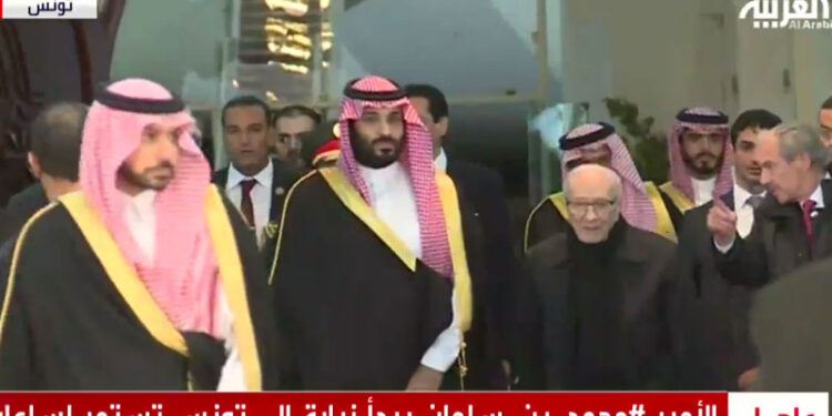 Le prince héritier Mohammed ben Salmane atterrit à Tunis