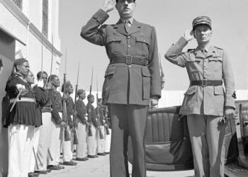 Une page d'histoire : Charles de Gaulle à Tunis en juin 1943