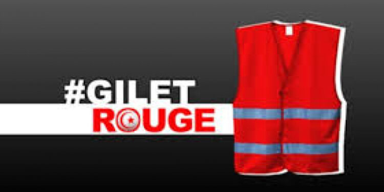 Gilets Jaunes en France, Gilets Rouges en Tunisie