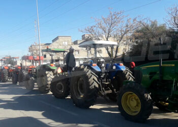 Les agriculteurs protestent &agrave; Jendouba