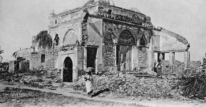 Une photo rare : En ruines à la Manouba, sauvée par le Belvédère
