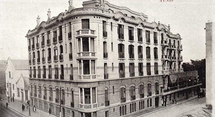 Une photo rare : Le Majestic vu côté pile