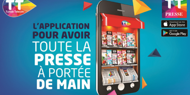 "TT Presse", le kiosque numérique de Tunisie Telecom : 70 journaux en un clic