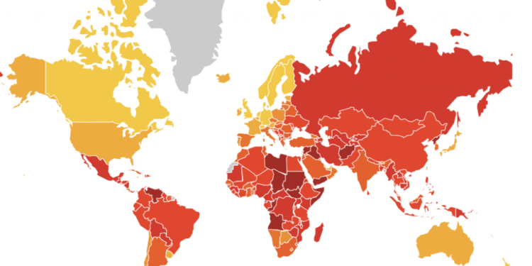 La Tunisie gagne une place dans l&rsquo;Indice de perception de la corruption 2018