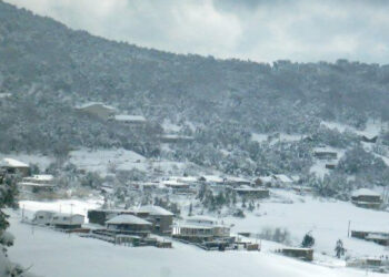 Jusqu'&agrave; 5 cm de neige &agrave; Siliana
