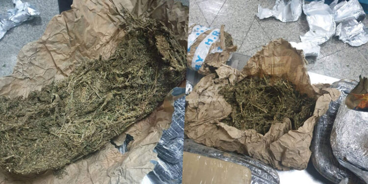 Saisie de 25 kg de Marijuana &agrave; Tunis-Carthage