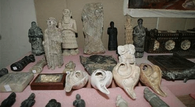 25 pi&egrave;ces arch&eacute;ologiques d&rsquo;une valeur de 4 MD saisies &agrave; Msaken