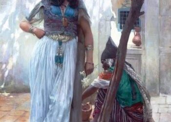 Mémoire artistique : Dans les Jardins du bey de Tunis à la mode orientaliste