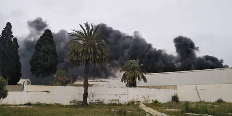 Une usine de coton prend feu &agrave; Sousse