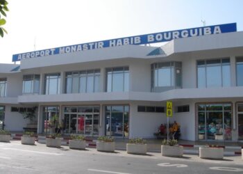 Tunisie : Coup de neuf pour la fa&ccedil;ade de l'a&eacute;roport de Monastir