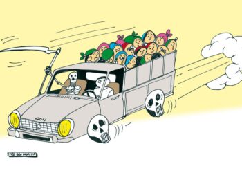 Drames de la route dans un pays en déroute