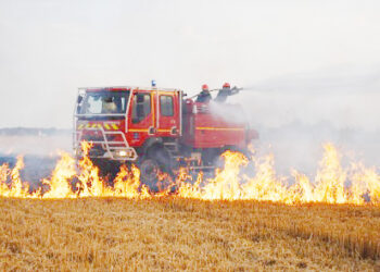 Béja : Encore un incendie suspect qui ravage 90 ha de grandes cultures!