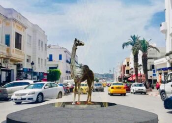 Sculpture : Une chamelle met La Marsa en ébullition