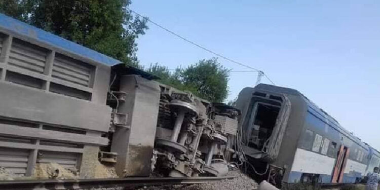 Déraillement d'un train à Sousse, 20 blessés légers