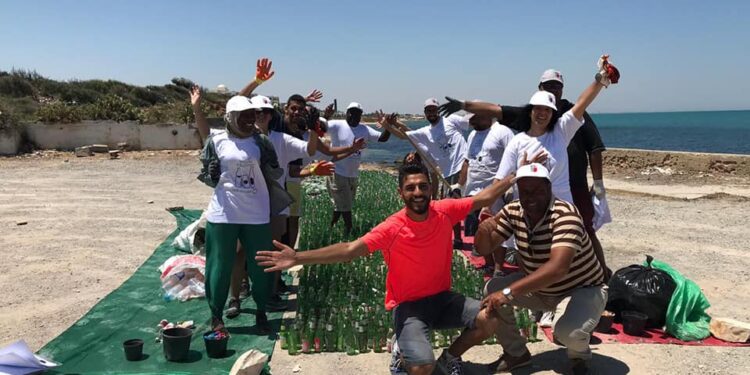 3500 bouteilles de bière collectées à la plage de Gammarth
